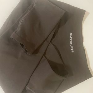 Og material brown alphalete leggings